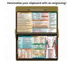 WhiteCoat Clipboard® - Tactical Brown Occupational Therapy Edition